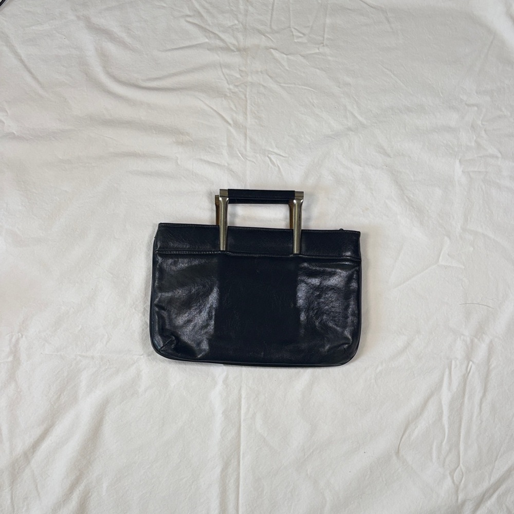 Elegant Navy Leather Handbag